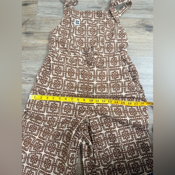 Lucy and Yak Emmy Dungarees Yuka Print Overalls Size 4 - Picture 9 of 9